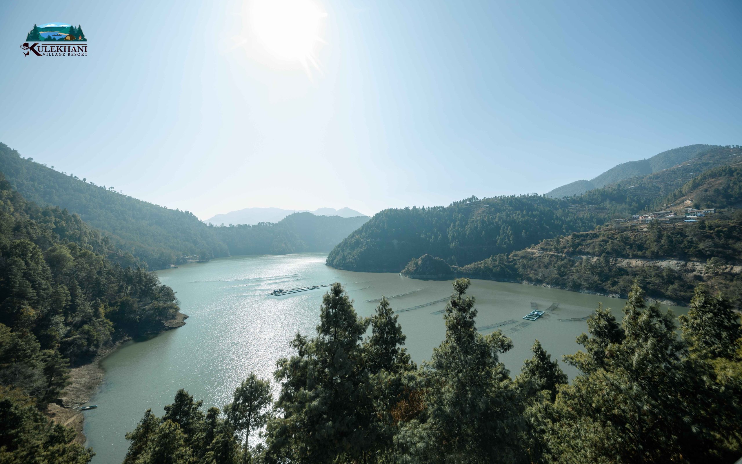 get the boating and zipline services at the kulekhani village resort