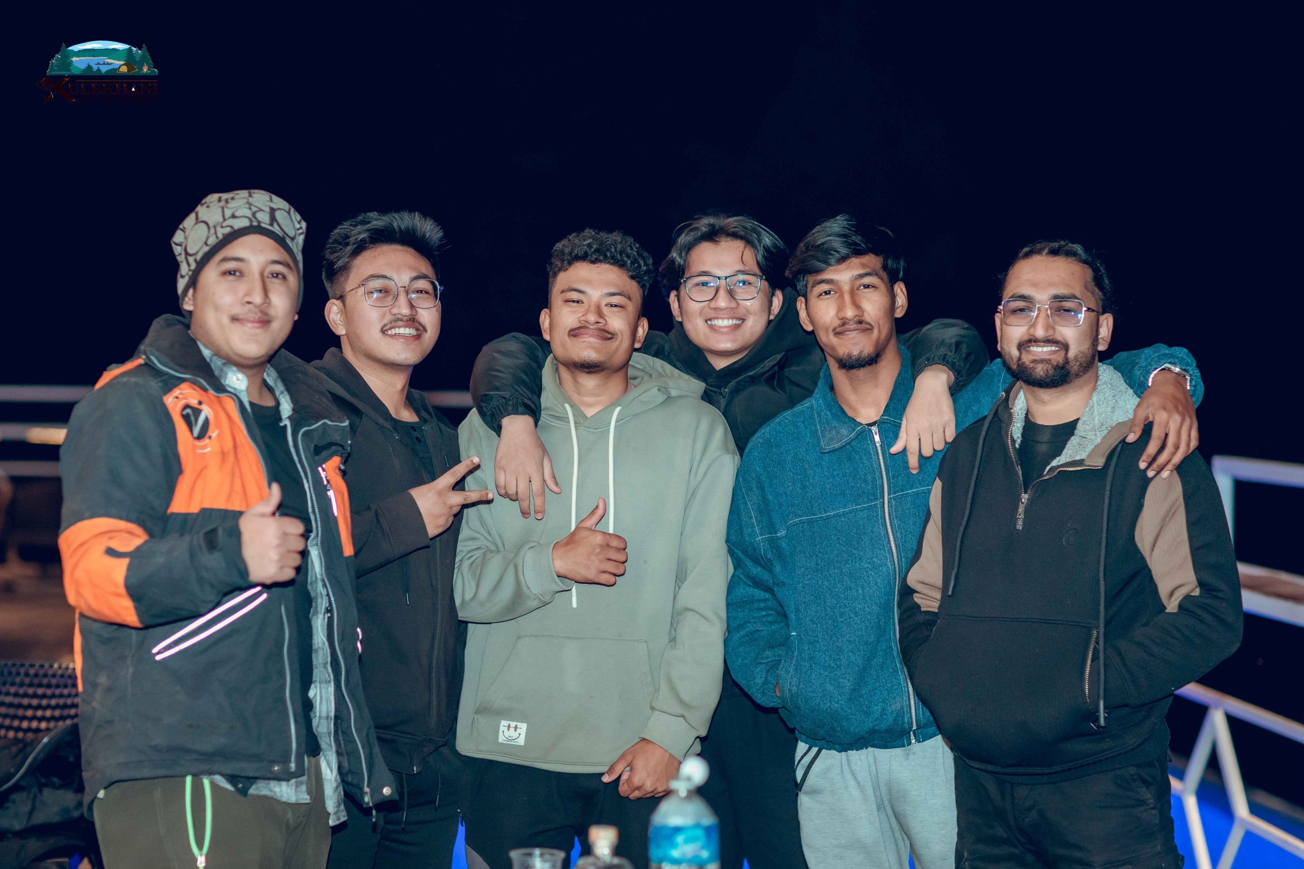 guests at the kulekhani Village Resort taking photograph