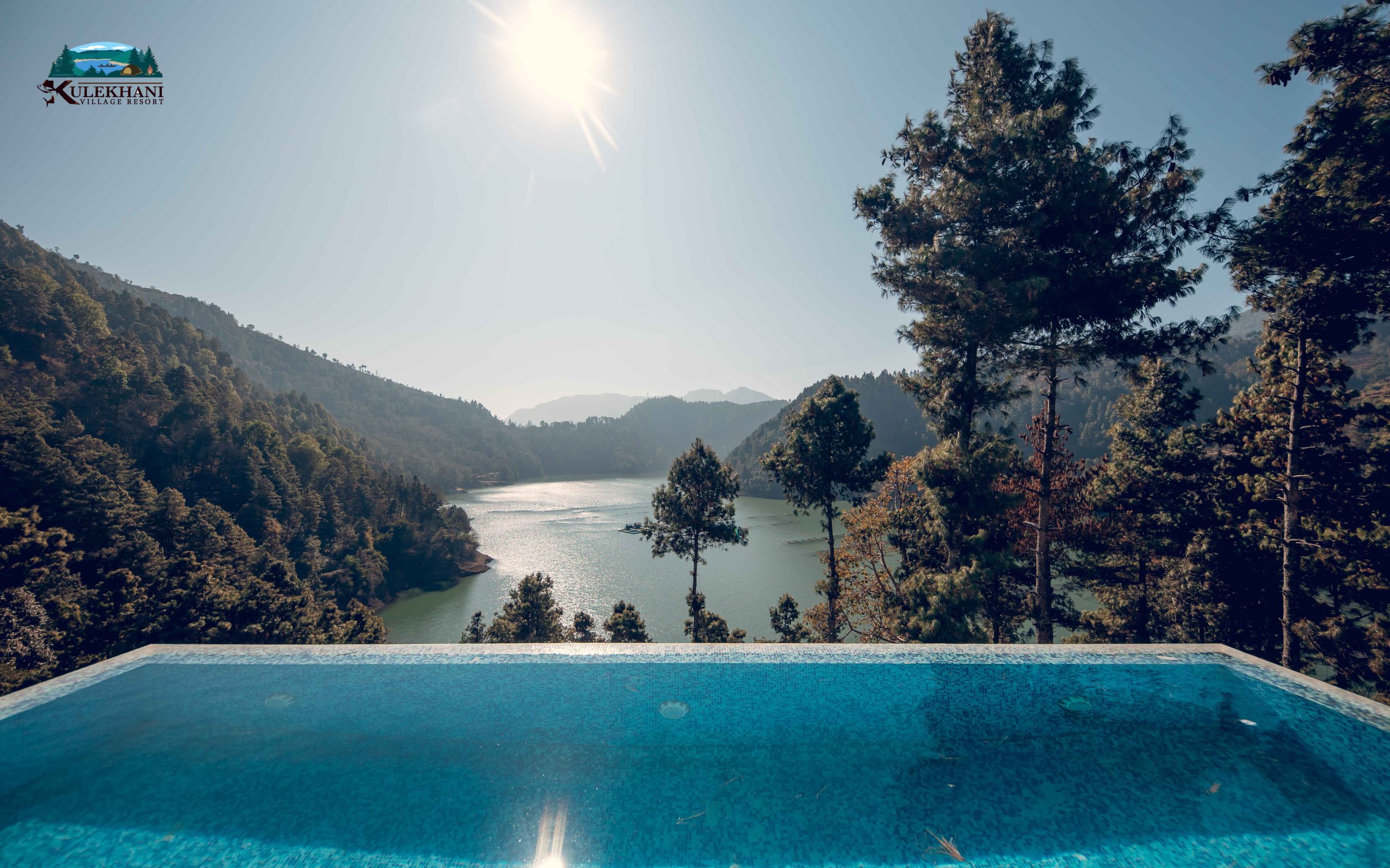 get your refreshment break with beautiful view at the Kulekhani Village Resort